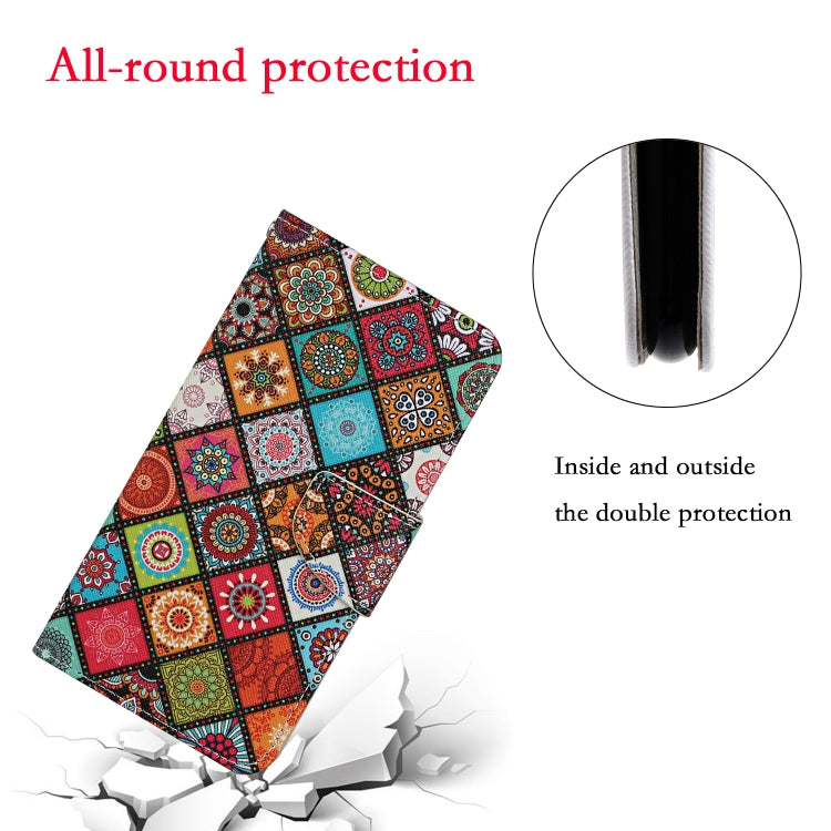 For Samsung Galaxy S25 Ultra 5G Colored Drawing Pattern Leather Phone Case(Ethnic Style) - Galaxy S25 Ultra 5G Cases by PMC Jewellery | Online Shopping South Africa | PMC Jewellery | Buy Now Pay Later Mobicred