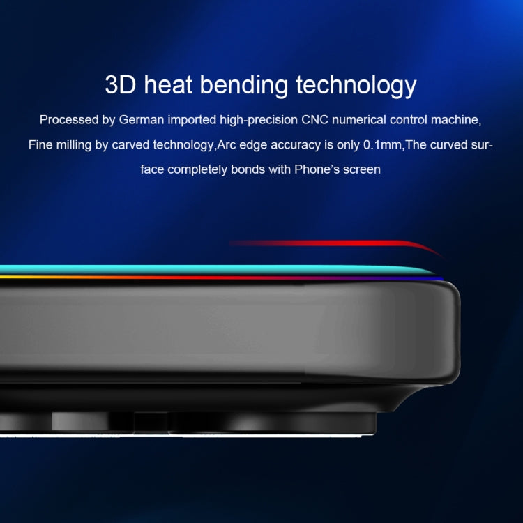 For iPhone 16 Pro NILLKIN 3D CP+MAX Anti-Explosion Full Coverage Tempered Glass Film - free shipping - PMC Jewellery - Order now!