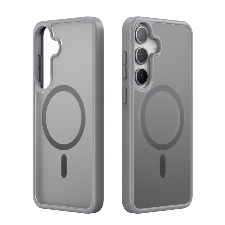 For Samsung Galaxy S25 5G DUX DUCIS Yind Series MagSafe TPU Hybrid PC Phone Case(Grey) - Galaxy S25 5G Cases by DUX DUCIS | Online Shopping South Africa | PMC Jewellery | Buy Now Pay Later Mobicred