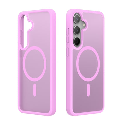 For Samsung Galaxy S25+ 5G DUX DUCIS Yind Series MagSafe TPU Hybrid PC Phone Case(Rose Pink) - Galaxy S25+ 5G Cases by DUX DUCIS | Online Shopping South Africa | PMC Jewellery | Buy Now Pay Later Mobicred