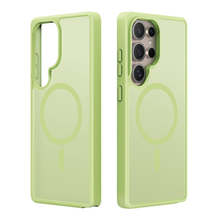 For Samsung Galaxy S25 Ultra 5G DUX DUCIS Yind Series MagSafe TPU Hybrid PC Phone Case(Lime Green) - Galaxy S25 Ultra 5G Cases by DUX DUCIS | Online Shopping South Africa | PMC Jewellery | Buy Now Pay Later Mobicred