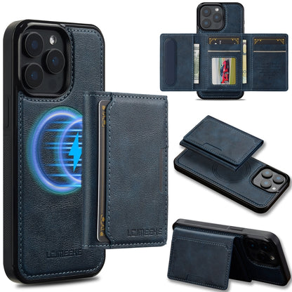 For iPhone 16 Pro LC.IMEEKE L5 Series Detachable RFID Card Bag Magsafe Phone Case(Blue) - iPhone 16 Pro Cases by LC.IMEEKE | Online Shopping South Africa | PMC Jewellery | Buy Now Pay Later Mobicred