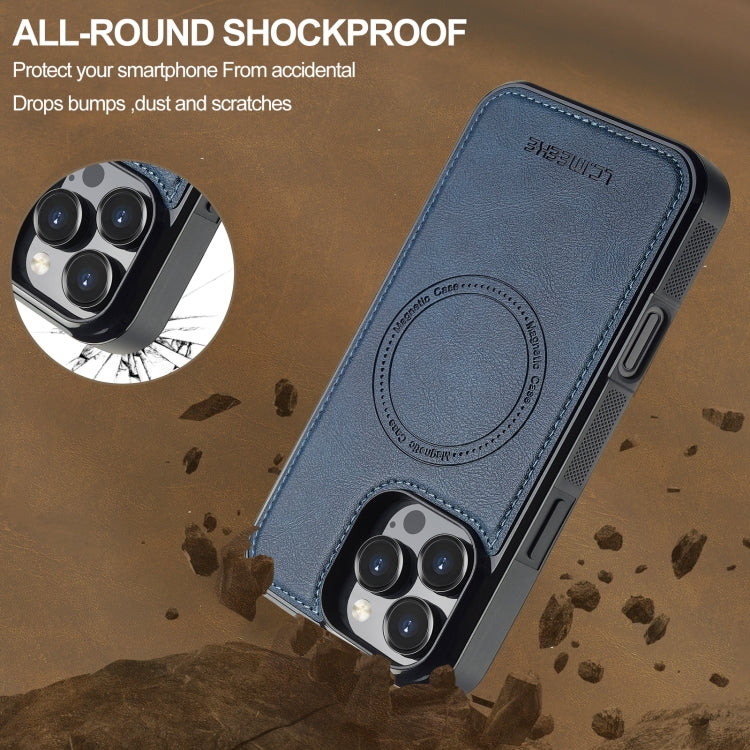 For iPhone 16 Pro Max LC.IMEEKE Magsafe Phone Case(Blue) - free shipping - PMC Jewellery - Order now!