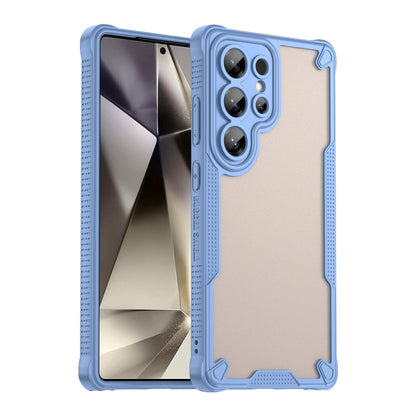 For Samsung Galaxy S25 Ultra 5G Armor Glaze PC Hybrid TPU Phone Case(Blue) - Galaxy S25 Ultra 5G Cases by PMC Jewellery | Online Shopping South Africa | PMC Jewellery | Buy Now Pay Later Mobicred