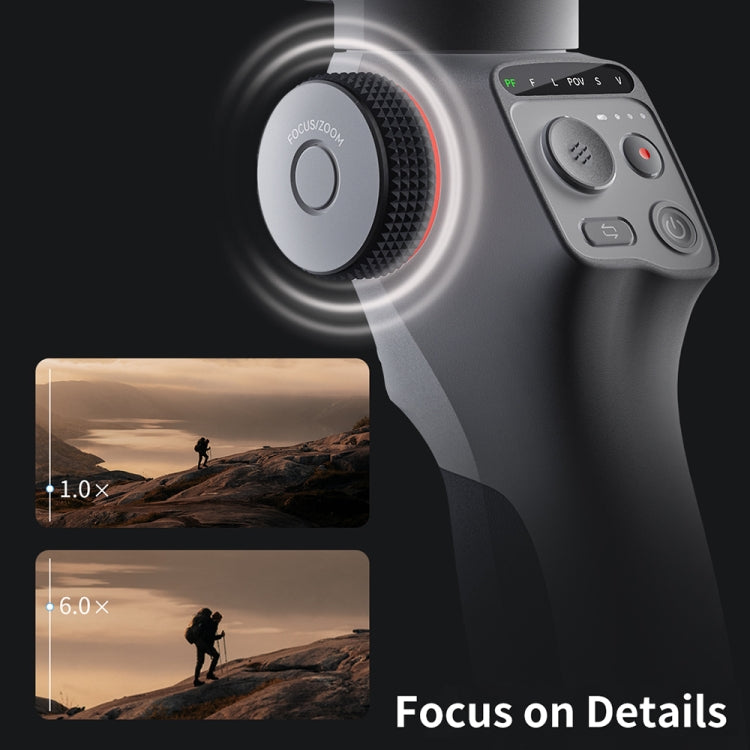 FUNSNAP Capture 5 Professional 3-Axis Handheld Gimbal Phone Live Stabilizer, Basic Version(Grey) - free shipping - PMC TechLife - Order now!