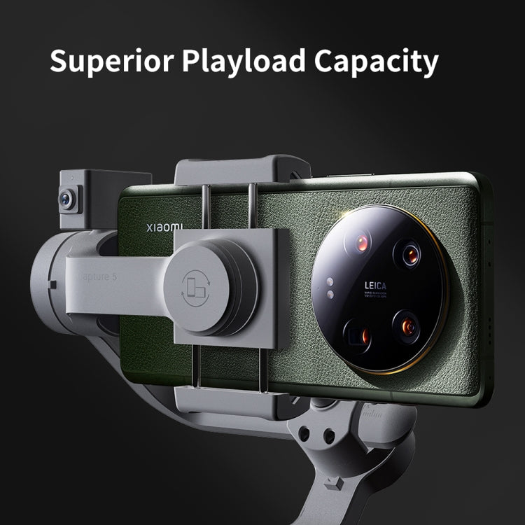 FUNSNAP Capture 5 Professional 3-Axis Handheld Gimbal Phone Live Stabilizer, Basic Version(Grey) - free shipping - PMC TechLife - Order now!