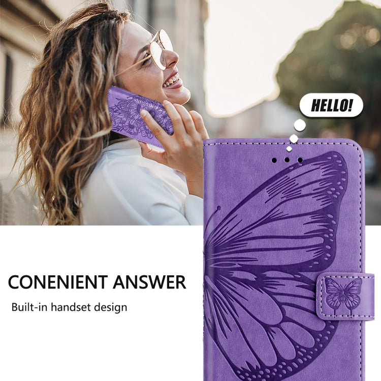 For Doogee N55 Plus Embossed Butterfly Leather Phone Case(Light Purple) - free shipping - PMC TechLife - Order now!