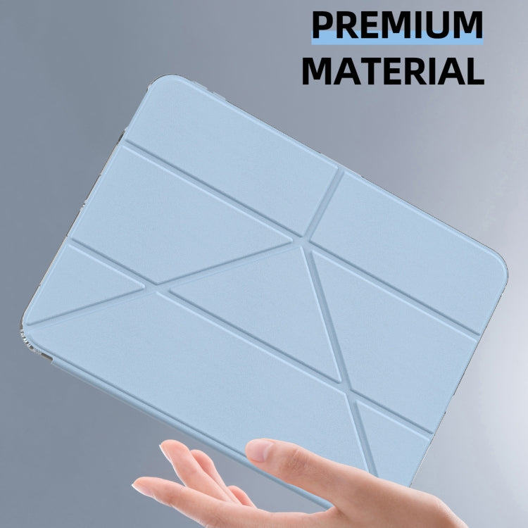 For iPad Pro 11 2024 mutural Y-Shape Deformation Leather Tablet Case(Black) - free shipping - PMc TechLife - Order now!