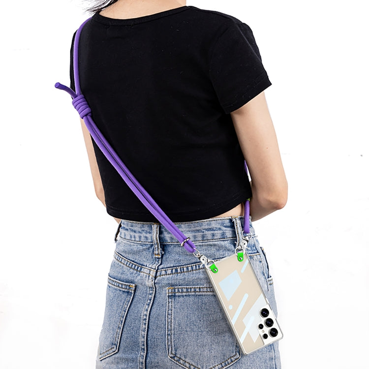 For Samsung Galaxy S25 Ultra 5G GKK Space Series Full Coverage Phone Case with Crossbody Rope(Purple) - Galaxy S25 Ultra 5G Cases by GKK | Online Shopping South Africa | PMC Jewellery | Buy Now Pay Later Mobicred