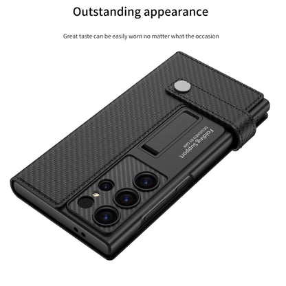 For Samsung Galaxy S25+ 5G GKK Flip Wallet Leather Phone Case(Carbon Fiber Texture) - Galaxy S25+ 5G Cases by GKK | Online Shopping South Africa | PMC Jewellery | Buy Now Pay Later Mobicred