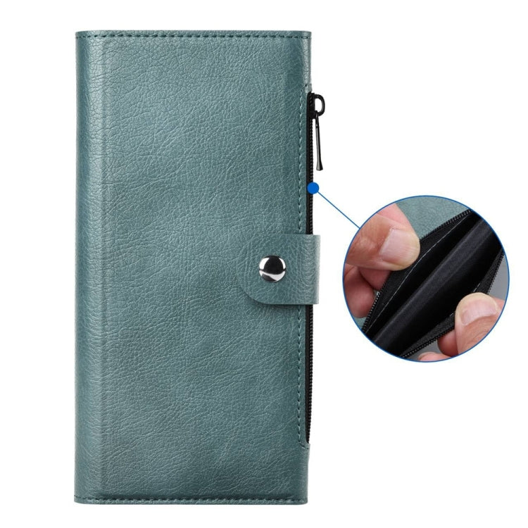 For iPhone 16 Pro Max ViLi GVS-C Series MagSafe Magnetic RFID Leather Flip Phone Case(Green) - free shipping - PMC Jewellery - Order now!