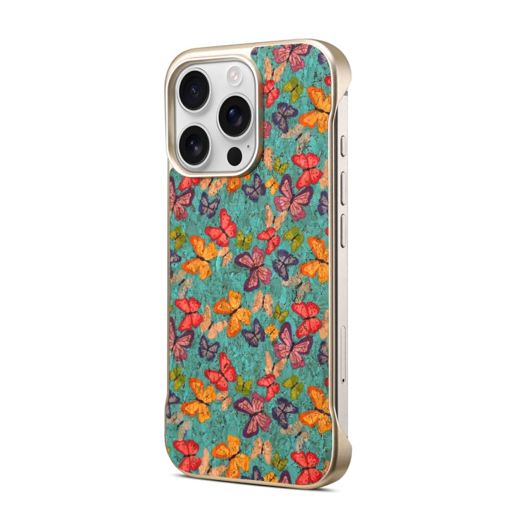 For iPhone 16 Denior A18 Paint MagSafe Phone Case(Butterflies) - iPhone 16 Cases by Denior | Online Shopping South Africa | PMC Jewellery | Buy Now Pay Later Mobicred