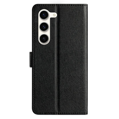 For Samsung Galaxy S25 5G Silk Texture Horizontal Flip Leather Phone Case(Black) - Galaxy S25 5G Cases by PMC Jewellery | Online Shopping South Africa | PMC Jewellery | Buy Now Pay Later Mobicred