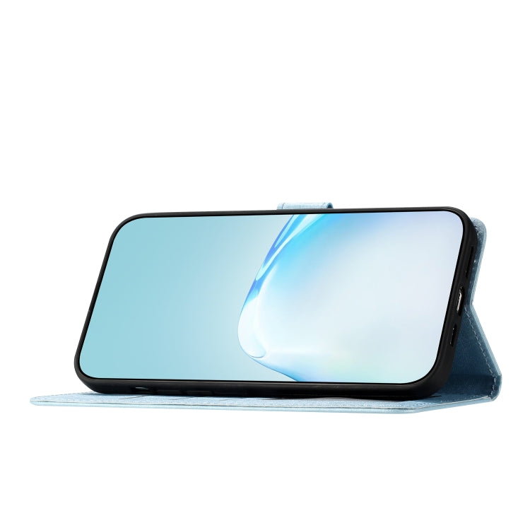 For Samsung Galaxy S25 5G Silk Texture Horizontal Flip Leather Phone Case(Light Blue) - Galaxy S25 5G Cases by PMC Jewellery | Online Shopping South Africa | PMC Jewellery | Buy Now Pay Later Mobicred