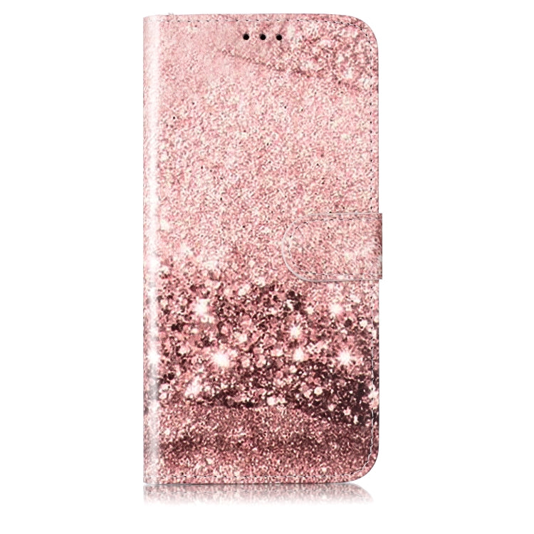 For Samsung Galaxy S25+ 5G Colored Drawing Marble Pattern Leather Phone Case(Rose Gold) - Galaxy S25+ 5G Cases by PMC Jewellery | Online Shopping South Africa | PMC Jewellery | Buy Now Pay Later Mobicred