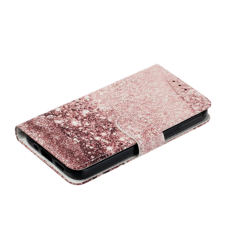 For Samsung Galaxy S25+ 5G Colored Drawing Marble Pattern Leather Phone Case(Rose Gold) - Galaxy S25+ 5G Cases by PMC Jewellery | Online Shopping South Africa | PMC Jewellery | Buy Now Pay Later Mobicred