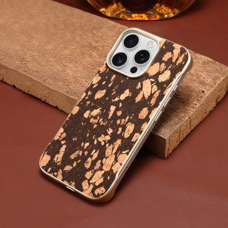 For iPhone 16 Pro Denior A18 WoodenPaint MagSafe Phone Case(Brown) - iPhone 16 Pro Cases by Denior | Online Shopping South Africa | PMC Jewellery | Buy Now Pay Later Mobicred