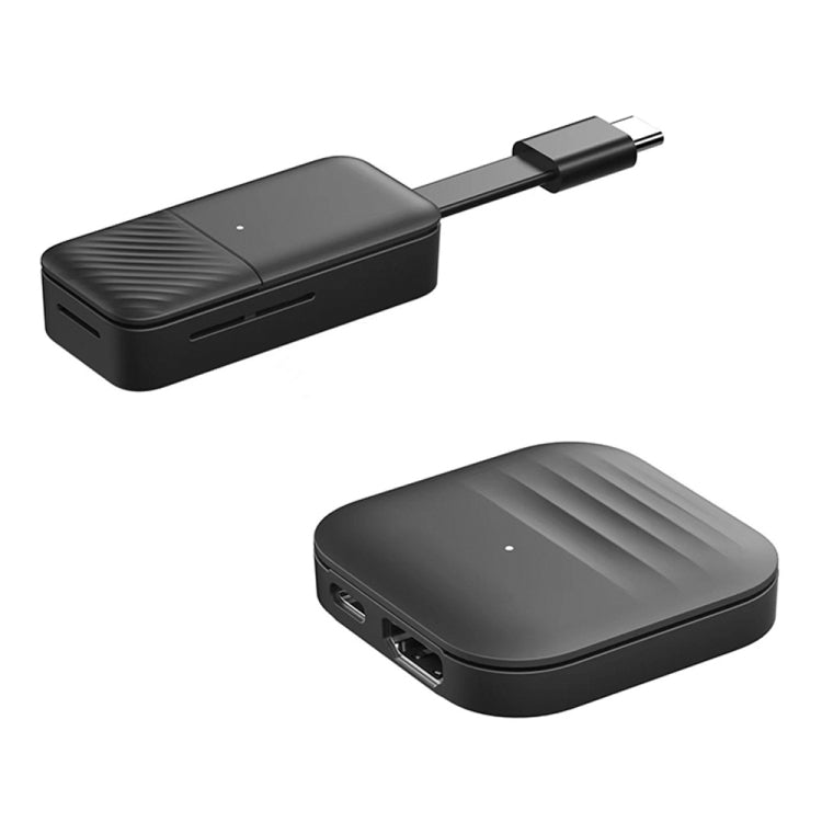 Q29+R39 1080P Type-C Wireless Screen Adapter(Black) - free shipping - PMC TechLife - Order now!
