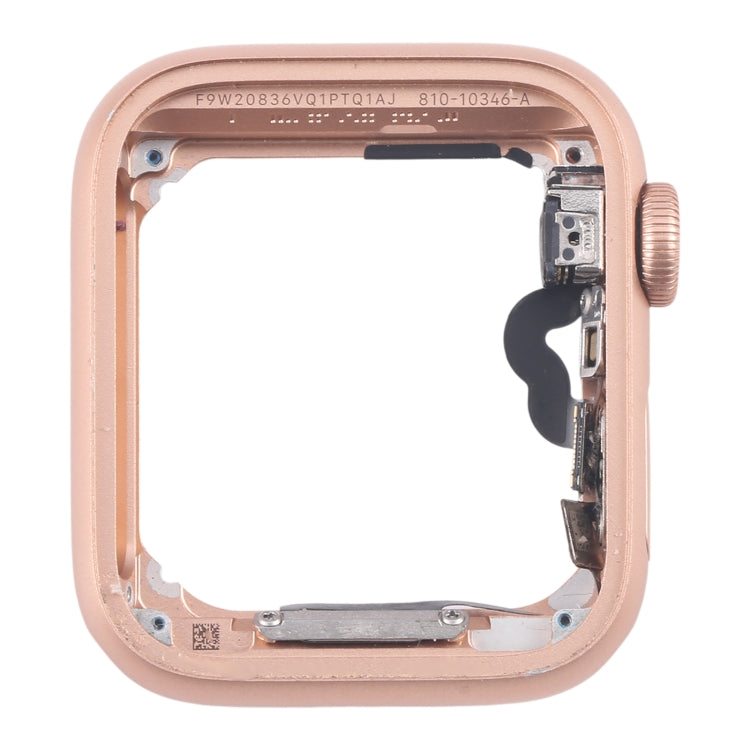 For Apple Watch Series 4 40MM LTE Aluminium Alloy Middle Frame Bezel Plate with Crown Spin Axis Flex Cable(Gold) - Middle Frame by PMC TechLife | Online Shopping South Africa | PMC TechLife | Buy Now Pay Later Mobicred