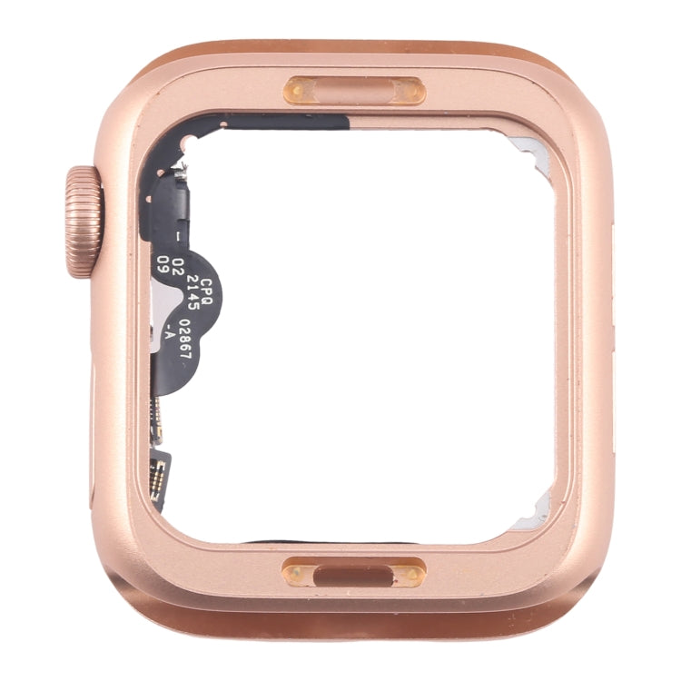 For Apple Watch Series 4 40MM LTE Aluminium Alloy Middle Frame Bezel Plate with Crown Spin Axis Flex Cable(Gold) - Middle Frame by PMC TechLife | Online Shopping South Africa | PMC TechLife | Buy Now Pay Later Mobicred