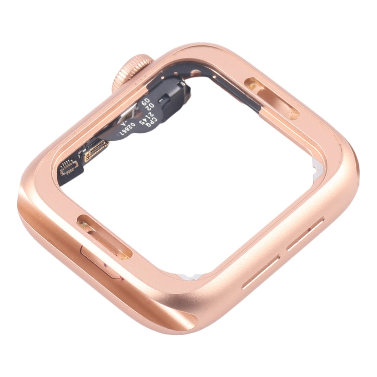 For Apple Watch Series 4 40MM LTE Aluminium Alloy Middle Frame Bezel Plate with Crown Spin Axis Flex Cable(Gold) - Middle Frame by PMC TechLife | Online Shopping South Africa | PMC TechLife | Buy Now Pay Later Mobicred