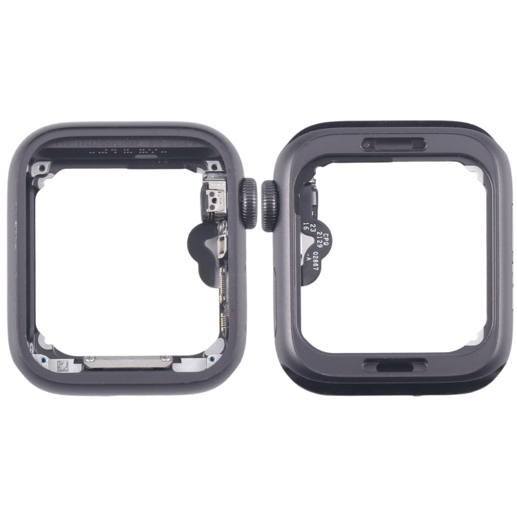 For Apple Watch SE 2020 40MM GPS Aluminium Alloy Middle Frame Bezel Plate with Crown Spin Axis Flex Cable(Grey) - Middle Frame by PMC TechLife | Online Shopping South Africa | PMC TechLife | Buy Now Pay Later Mobicred
