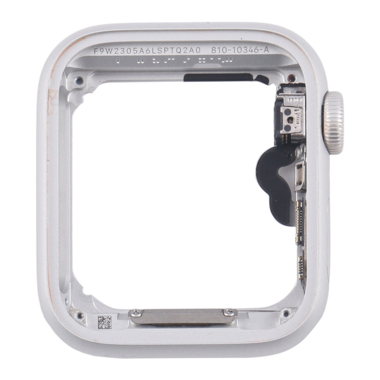 For Apple Watch Series 4 44MM LTE Aluminium Alloy Middle Frame Bezel Plate with Crown Spin Axis Flex Cable(Silver) - Middle Frame by PMC TechLife | Online Shopping South Africa | PMC TechLife | Buy Now Pay Later Mobicred