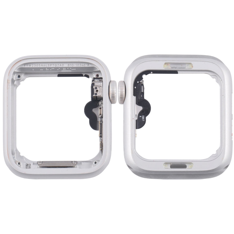 For Apple Watch SE 2020 44MM GPS Aluminium Alloy Middle Frame Bezel Plate with Crown Spin Axis Flex Cable(Silver) - Middle Frame by PMC TechLife | Online Shopping South Africa | PMC TechLife | Buy Now Pay Later Mobicred