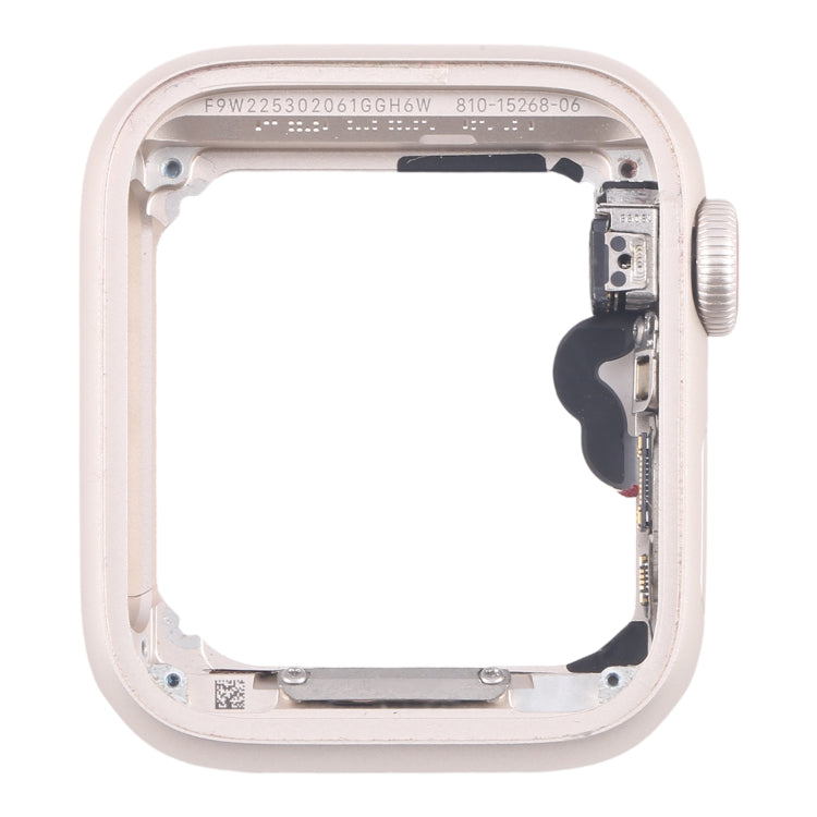 For Apple Watch SE 2022 40MM LTE Aluminium Alloy Middle Frame Bezel Plate with Crown Spin Axis Flex Cable(Starlight) - Middle Frame by PMC TechLife | Online Shopping South Africa | PMC TechLife | Buy Now Pay Later Mobicred