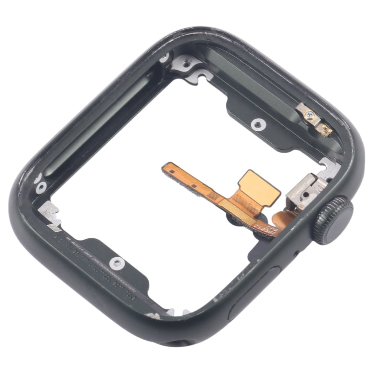 For Apple Watch Series 7 41MM GPS Aluminium Alloy Middle Frame Bezel Plate with Crown Spin Axis Flex Cable(Green) - free shipping - PMC TechLife - Order now!