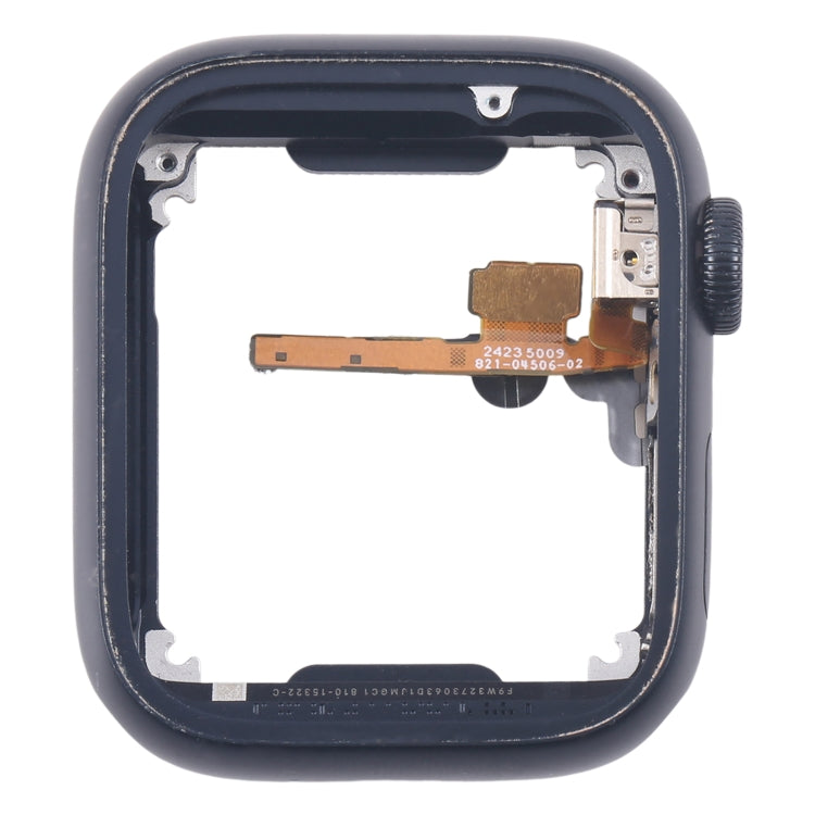 For Apple Watch Series 7 / 8 / 9 45MM LTE Aluminium Alloy Middle Frame Bezel Plate with Crown Spin Axis Flex Cable(Midnight) - Middle Frame by PMC TechLife | Online Shopping South Africa | PMC TechLife | Buy Now Pay Later Mobicred