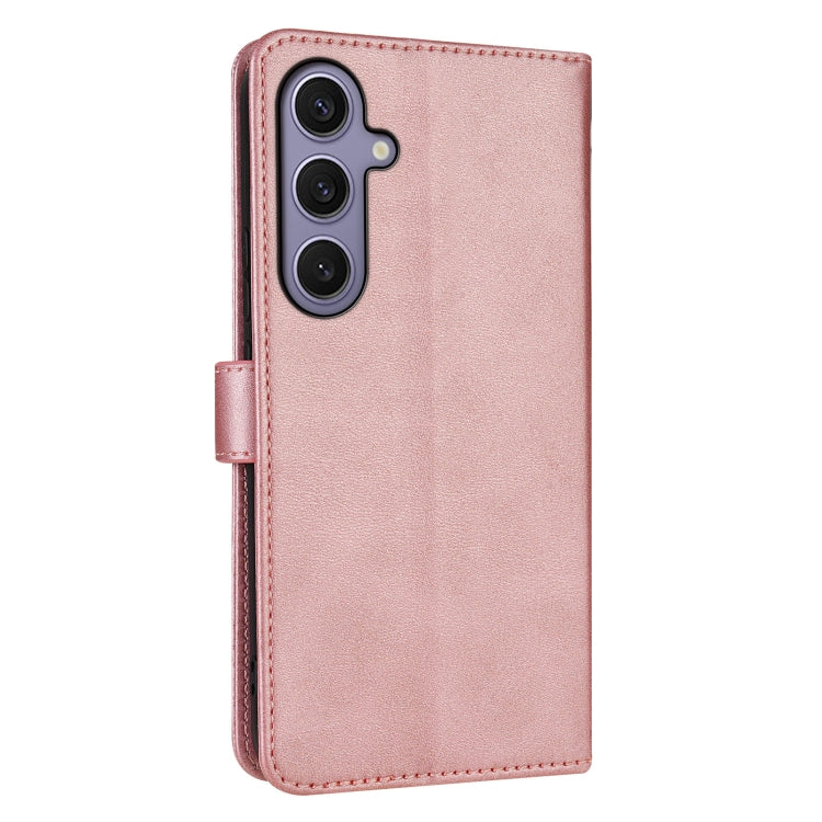 For Samsung Galaxy S25 5G AZNS Skin Feel Calf Texture Flip Leather Phone Case(Rose Gold) - Galaxy S25 5G Cases by AZNS | Online Shopping South Africa | PMC Jewellery | Buy Now Pay Later Mobicred