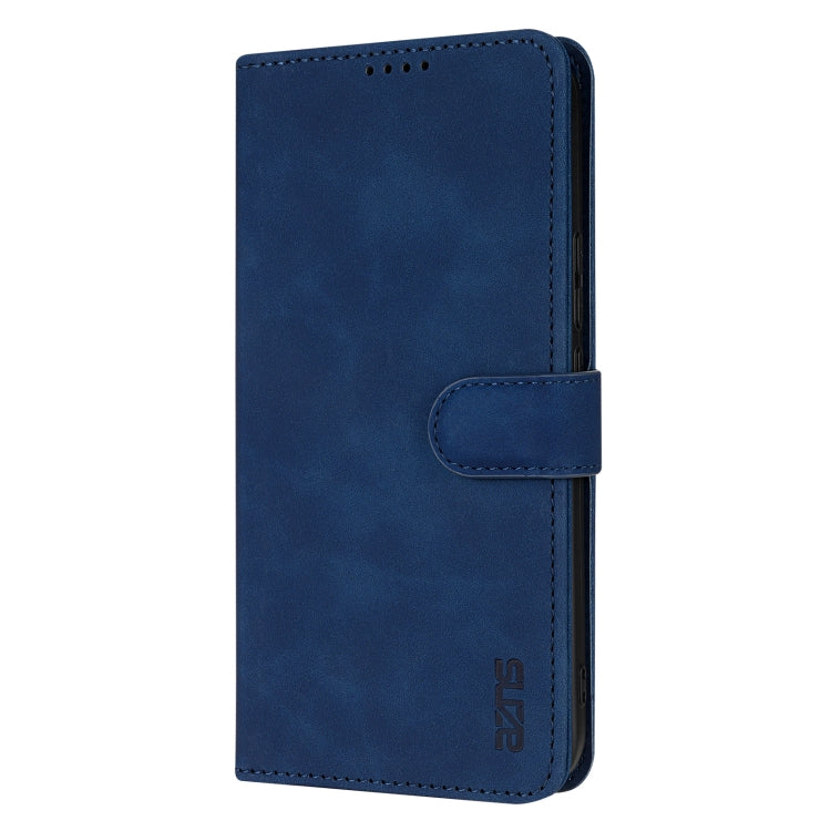 For Samsung Galaxy S25+ 5G AZNS Skin Feel Calf Texture Flip Leather Phone Case(Blue) - Galaxy S25+ 5G Cases by AZNS | Online Shopping South Africa | PMC Jewellery | Buy Now Pay Later Mobicred