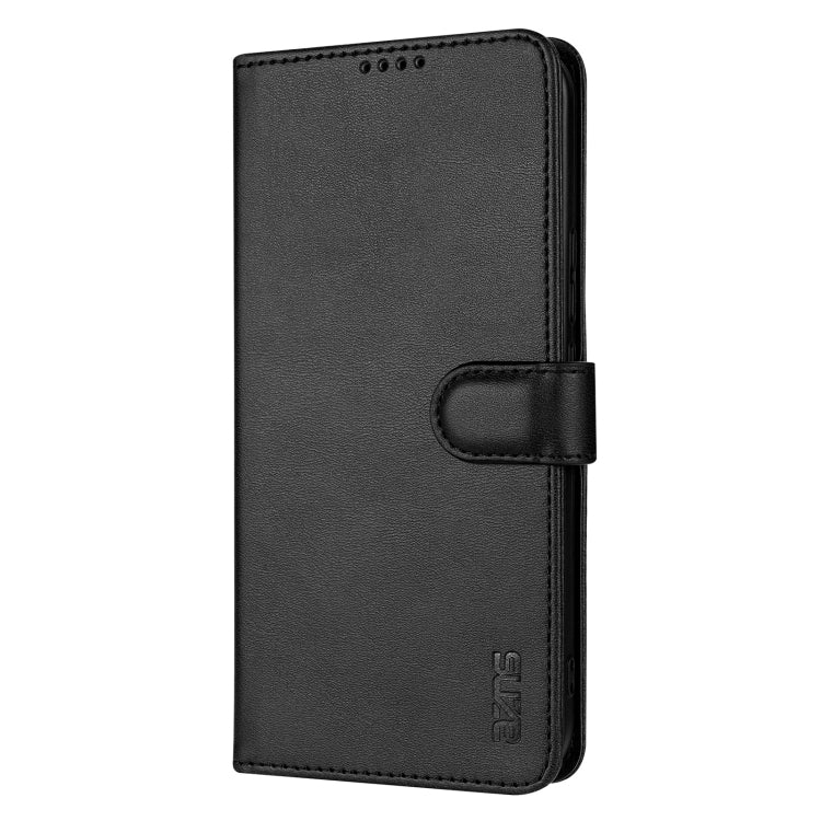 For Samsung Galaxy S25+ 5G AZNS Skin Feel Calf Texture Flip Leather Phone Case(Black) - Galaxy S25+ 5G Cases by AZNS | Online Shopping South Africa | PMC Jewellery | Buy Now Pay Later Mobicred