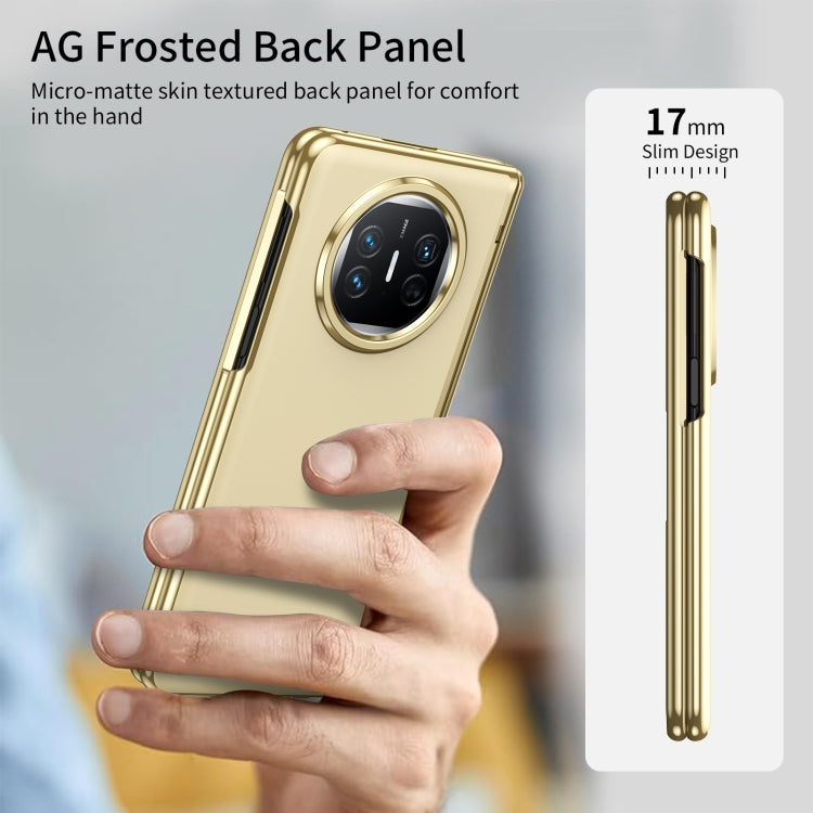For Huawei Mate X5 Integrated AG Frosted Vacuum Plating Phone Case(Gold) - Huawei Cases by PMC TechLife | Online Shopping South Africa | PMC TechLife | Buy Now Pay Later Mobicred