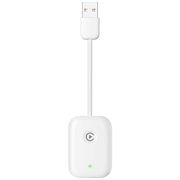 USB Interface Wired to Wireless Car CarPlay Adapter(White) - Bluetooth Adapters by PMC TechLife | Online Shopping South Africa | PMC TechLife | Buy Now Pay Later Mobicred