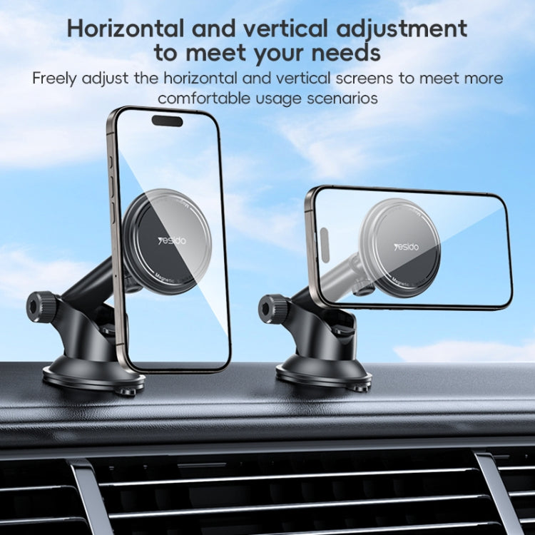Yesido C269 Car Center Console MagSafe Magnetic Phone Holder(Black) - Universal Car Holders by Yesido | Online Shopping South Africa | PMC TechLife | Buy Now Pay Later Mobicred