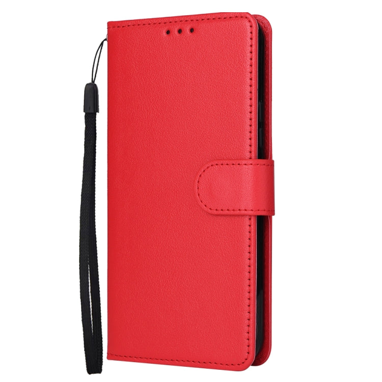 For Samsung Galaxy S25+ 5G 3-Card Slots Multifunctional Leather Phone Case(Red) - Galaxy S25+ 5G Cases by PMC Jewellery | Online Shopping South Africa | PMC Jewellery | Buy Now Pay Later Mobicred