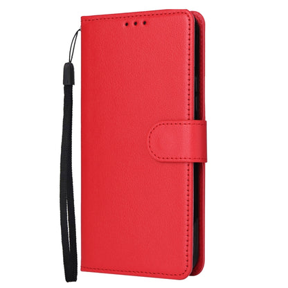 For Samsung Galaxy S25 5G 3-Card Slots Multifunctional Leather Phone Case(Red) - Galaxy S25 5G Cases by PMC Jewellery | Online Shopping South Africa | PMC Jewellery | Buy Now Pay Later Mobicred