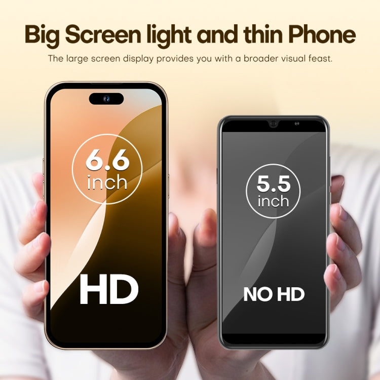 U218 / i16 Pro Max, 1GB+16GB, 6.6 inch Android 8.1 MTK6580A Quad Core, OTG, Network: 3G, Dual SIM, Plug:US Plug(Black) - free shipping - PMc TechLife - Order now!