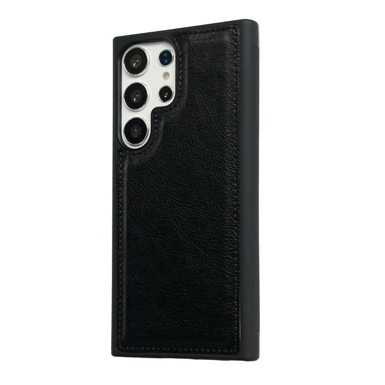 For Samsung Galaxy S25 5G Cowhide Texture Back Cover Phone Case(Black) - free shipping - PMC Jewellery - Order now!