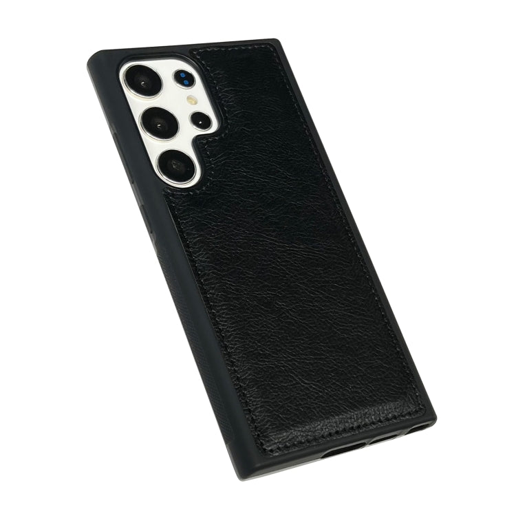 For Samsung Galaxy S25 5G Cowhide Texture Back Cover Phone Case(Black) - free shipping - PMC Jewellery - Order now!