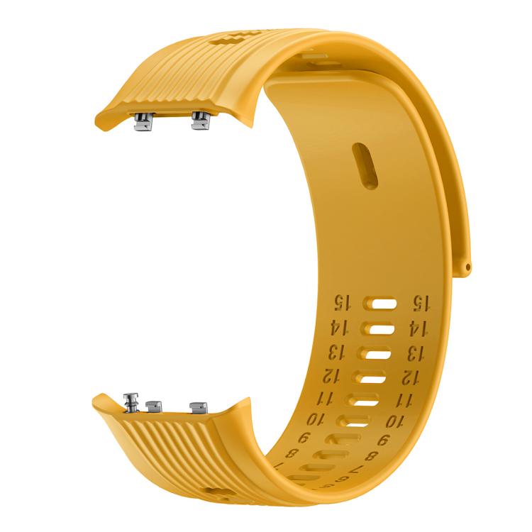 For Huawei Watch D2 Silicone Watch Band Wristband(Yellow) - Watch Bands by PMc TechLife | Online Shopping South Africa | PMc TechLife | Buy Now Pay Later Mobicred