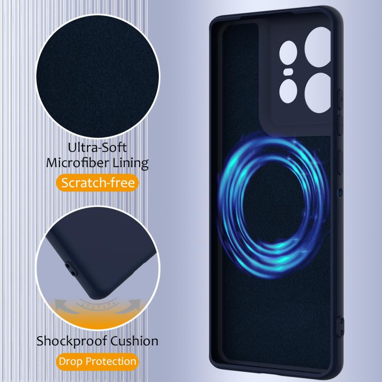For Motorola Edge 50 Pro Shockproof Silicone Magsafe Phone Case(Navy Blue) - free shipping - PMC TechLife - Order now!