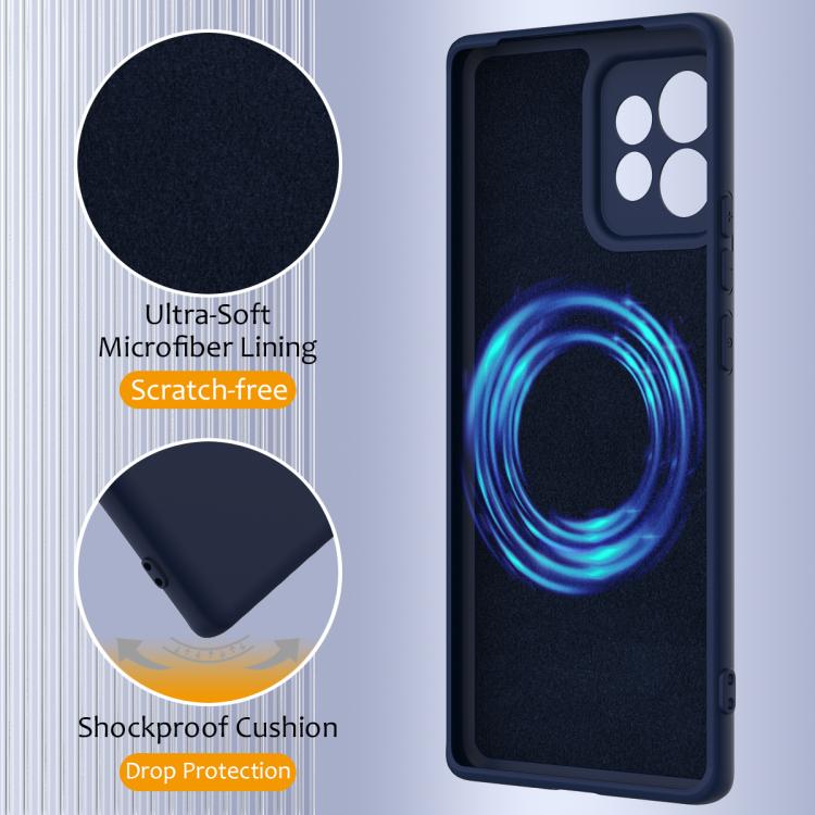 For Motorola Edge+ 2023 Shockproof Silicone Magsafe Phone Case(Navy Blue) - free shipping - PMC TechLife - Order now!