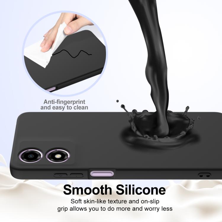For Motorola Moto G04 / G04s / E14 4G Shockproof Silicone Magsafe Phone Case(Black) - free shipping - PMC TechLife - Order now!