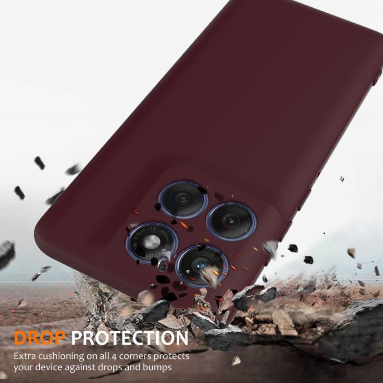 For Motorola Edge 60 Pro Shockproof Silicone Magsafe Phone Case(Plum Color) - free shipping - PMC TechLife - Order now!