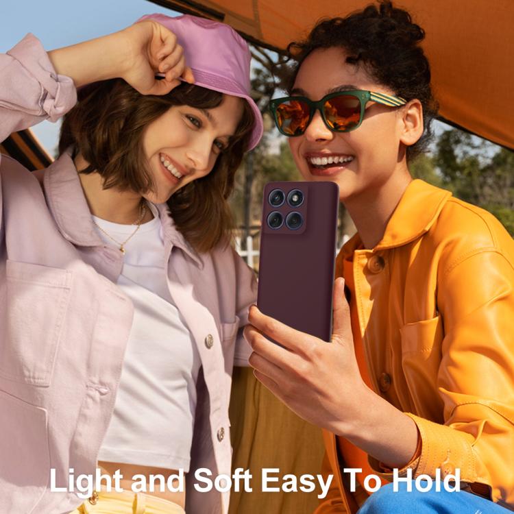 For Motorola Edge 60 Pro Shockproof Silicone Magsafe Phone Case(Plum Color) - free shipping - PMC TechLife - Order now!
