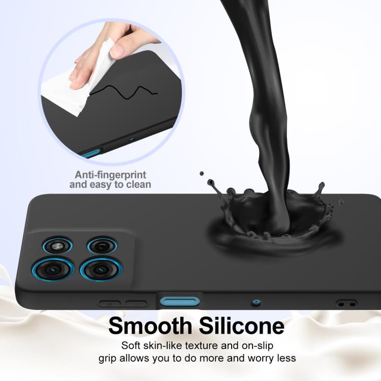 For Motorola Moto G86 5G Shockproof Silicone Magsafe Phone Case(Black) - free shipping - PMC TechLife - Order now!