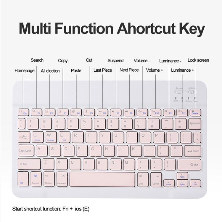 For OPPO Pad 3 / Pad 2 Candy Color Bluetooth Keyboard Leather Case, Round Key(Light Green) - OPPO Keyboard by PMC TechLife | Online Shopping South Africa | PMC TechLife | Buy Now Pay Later Mobicred